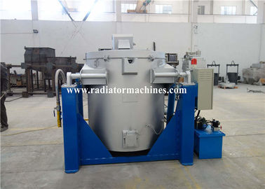 Oil Fired Metal / Aluminum Melting Furnaces With Pipe Burning System 350KG
