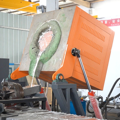 kaufen 500 Kilogramm elektrische Schmelzofen-850 Grad-Celsius-Metallschmelzender Induktionsofen Online-Herstellung