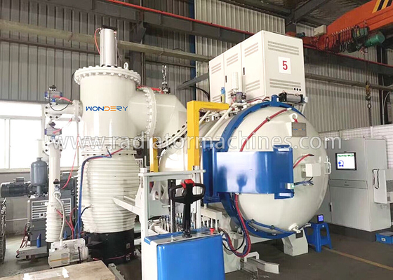 kaufen 750 Grad-Celsius doppeltes Kammer-elektrisches Vakuumbronzierender Ofen für Stangen-Platten-Kühlvorrichtungen Online-Herstellung