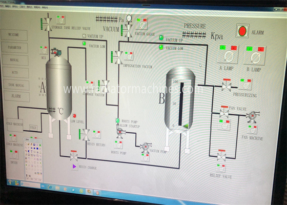 kaufen VPI2800 Vollautomatisches Vakuumdruckimprägniergerät Isolierung für Motoren und Transformatoren D2800*H3400mm Online-Herstellung