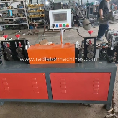 kaufen Doppelservo-Gleichmach- und Schneidradiator-Fertigungsmaschine mit 80 cm hohem Empfangshopper Online-Herstellung