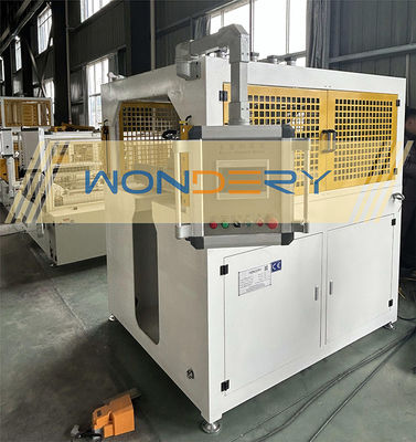 kaufen Maschine zum Krempeln von Kunststoffbehältern mit Servo-Typ mit Kernhöhe von 1050 mm und automatischem Klemmen für Aluminiumradiatoren Online-Herstellung