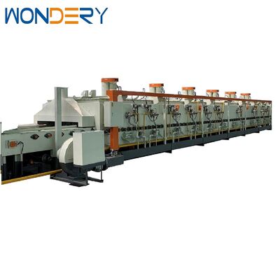 kaufen WONDERY 350 kg/h Erdgas-Kontinuous Carburizing Mesh Belt Furnace mit Siemens PLC-Steuerung für industrielle Wärmebehandlung Online-Herstellung