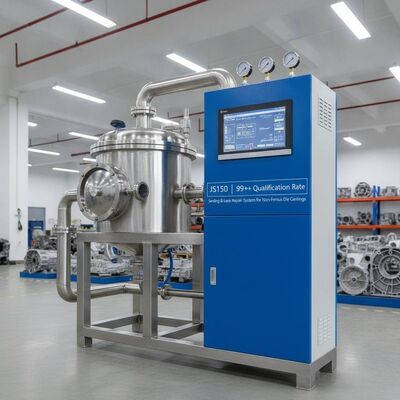 kaufen Halbautomatische Vakuum-Druckimprägnieranlage JS1350 mit einer Qualifikationsrate von über 99 % für die Mikroporenversiegelung von 0,1 mm Online-Herstellung