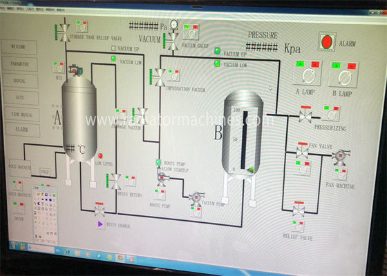 VPI2800 Vollautomatisches Vakuumdruckimprägniergerät Isolierung für Motoren und Transformatoren D2800*H3400mm