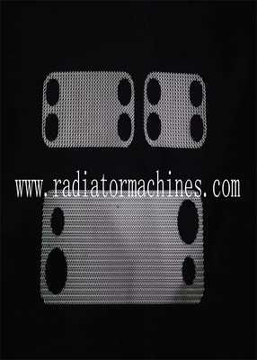 Individuell angefertigte Aluminium-Lauver-Flossen-Platte-Flossen-Wärmetauscher Aluminium-Flossen 600mm Max-Finnen