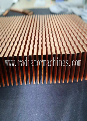 1-12 mm Flossenhöhe Radiator Flossenmaschine für Quatomisierte Flossenlänge