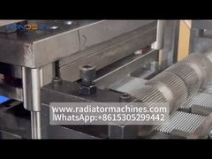 Druckmaschine für Turbulatoren, mit zwei Spulen, aus Aluminiumflossen, für Ölkühler, Luftlader