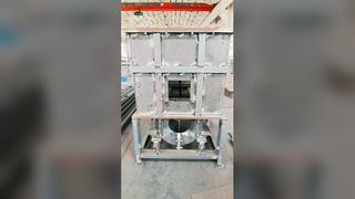 Upcast Kupfer-Induktionsschmelzofen | Kernausrüstung für die Produktionslinie für hochwertige Kupferstäbe